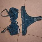 Ensemble soutien gorge string, Enlèvement ou Envoi, Bleu, String