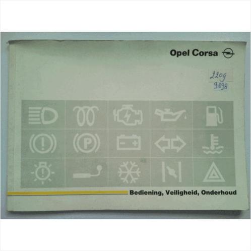 Opel Corsa A Instructieboekje 1989 #1 Nederlands, Autos : Divers, Modes d'emploi & Notices d'utilisation, Enlèvement ou Envoi