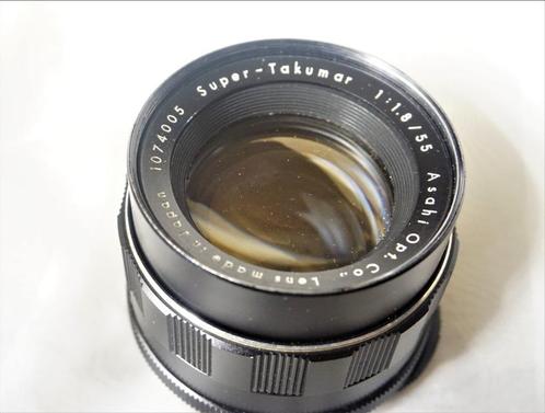 Super Takumar 55 mm 1.8 M42 + bague d'adaptation possible, TV, Hi-fi & Vidéo, Appareils photo analogiques, Comme neuf, Reflex miroir