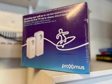  Proximus WiFi Versterker Set (PLC Adapter + WiFi Extender beschikbaar voor biedingen