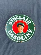 Emaille bord Gasoline, Ophalen, Gebruikt, Reclamebord