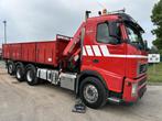 Volvo FH 440 8x4 TRIDEM PLATEAU 6m55 + KRAAN HMF 1820 (3x) -, Auto's, Vrachtwagens, 324 kW, Overige kleuren, 440 pk, Bedrijf