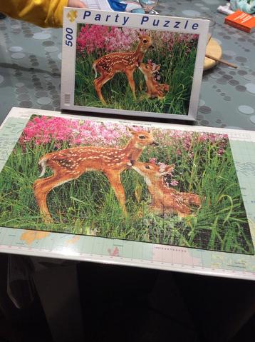 Puzzle, cerf, 500 pièces, Enlèvement, 500 à 1500 pièces, Comme neuf, Puzzle