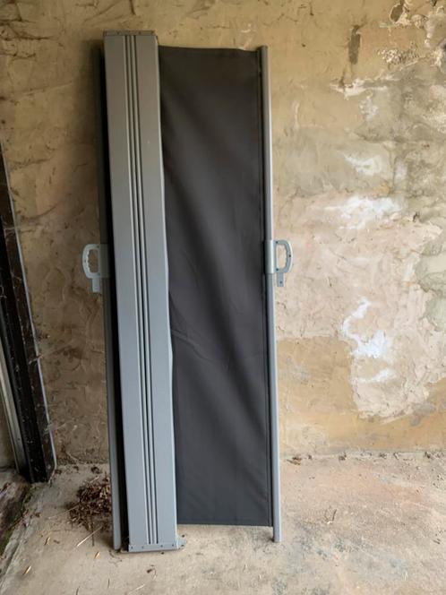 Oprolbaar Wind- zichtscherm, Tuin en Terras, Tuinschermen, Gebruikt, Staal, 150 tot 200 cm, 200 cm of meer, Ophalen of Verzenden