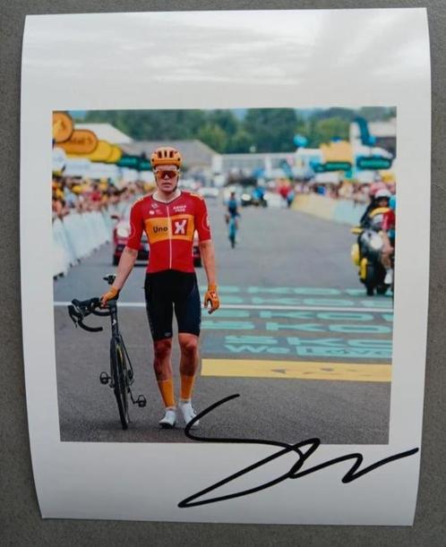 Gesigneerde foto van Soren Waerenskjold., Sport en Fitness, Wielrennen, Nieuw, Ophalen of Verzenden