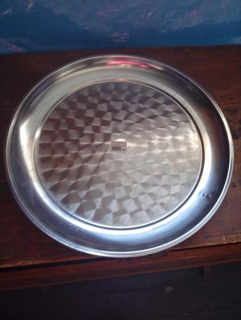 Groot rond dienblad, Huis en Inrichting, Woonaccessoires | Dienbladen, Metaal, Rond
