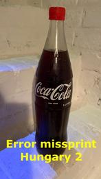 Oude Hongaarse Coca-Cola fles uit jaren 80's MISDRUK 1, Verzamelen, Ophalen of Verzenden, Nieuw