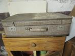 zeer oude valies/reiskoffer karton, Antiek en Kunst, Ophalen