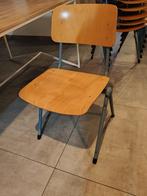 8 Oude schoolstoelen, Huis en Inrichting, Stoelen, Ophalen, Gebruikt