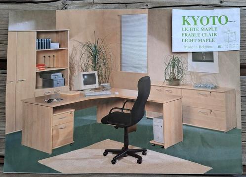 Bureau + kast, Kyoto, lichte kleur, Huis en Inrichting, Bureaus, Bureau, Ophalen