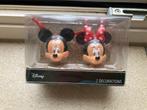 Nieuwe Mickey & Minnie Mouse ( Disney ) ornamenten set, Collections, Disney, Mickey Mouse, Statue ou Figurine, Enlèvement ou Envoi