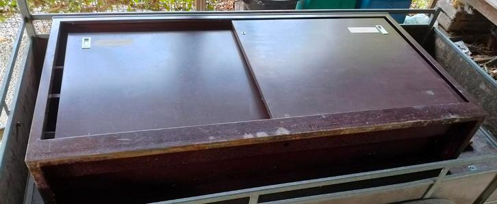 Zeer stevige metalen ladenkast. 2m L x 1m H x 40cm diep, Huis en Inrichting, Kasten | Ladekasten, Zo goed als nieuw, Ophalen
