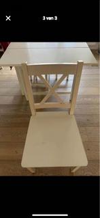 Tafel en 4 stoelen, Huis en Inrichting, Ophalen, Gebruikt