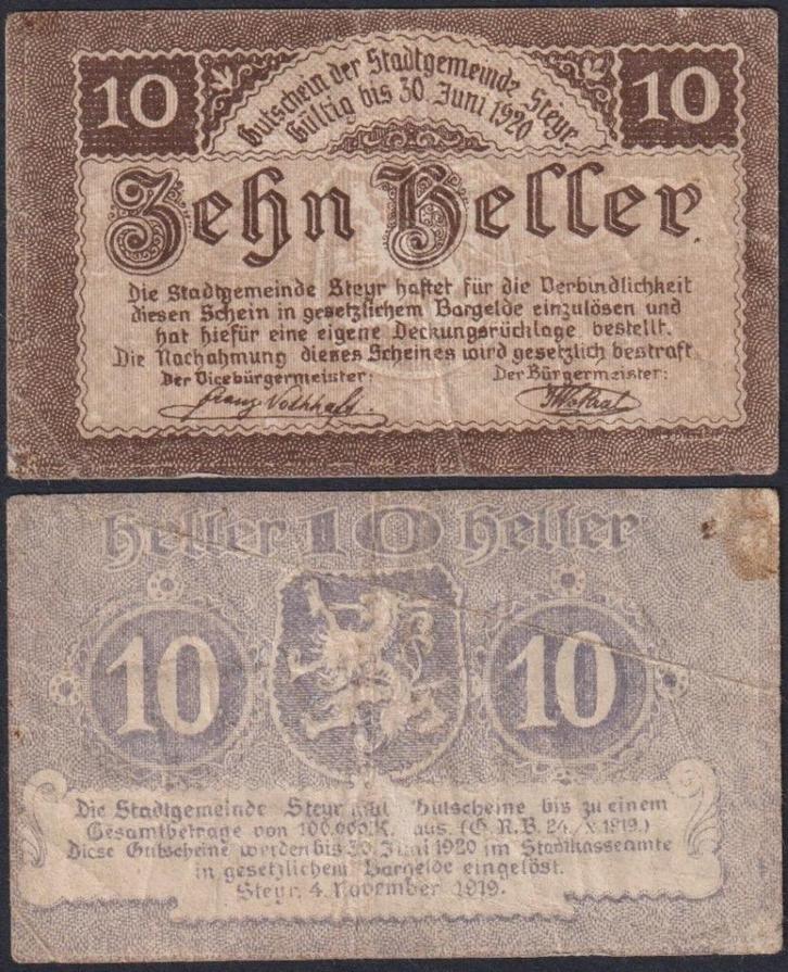 Noodgeld Oostenrijk, Postzegels en Munten, Munten en Bankbiljetten | Verzamelingen, Bankbiljetten, Ophalen of Verzenden