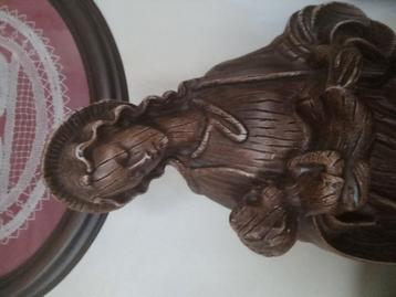 Mariabeeld houtlook 62cm beschikbaar voor biedingen