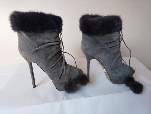 916B* SERGIO ROSSI sexy boots grises de luxe full cuir 36,5, Vêtements | Femmes, Chaussures, Porté, Bottes hautes, Envoi