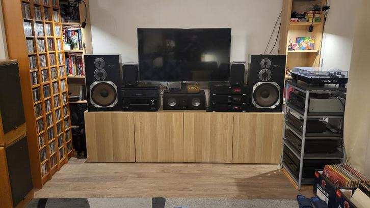 Onkyo SC 90 MKII, Audio, Tv en Foto, Luidsprekerboxen, Gebruikt, Front, Rear of Stereo speakers, 120 watt of meer, Overige merken