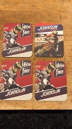 4 bierviltjes Johnson team, Ophalen of Verzenden, Zo goed als nieuw
