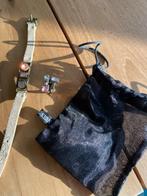 ARMBAND & RING DYRBERG/KERN, Handtassen en Accessoires, Armbanden, Ophalen of Verzenden, Zo goed als nieuw, Beige, Leer