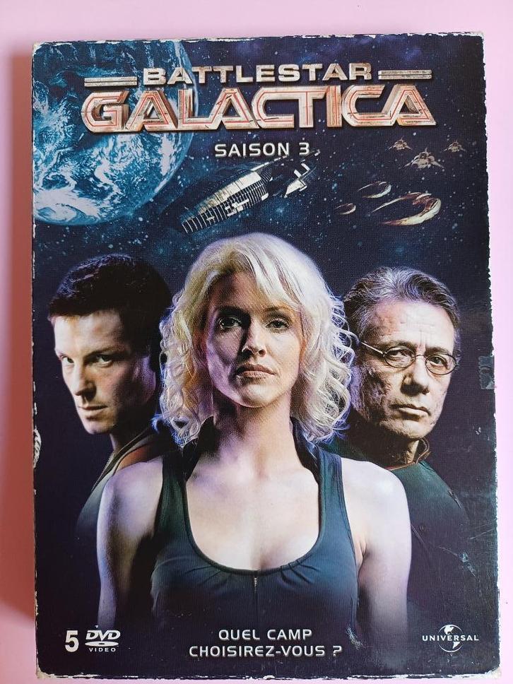 DVD Battlestar Galactica seizoen 3 5dvd, Cd's en Dvd's, Dvd's | Science Fiction en Fantasy, Zo goed als nieuw, Verzenden