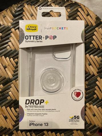 Iphone13 hoesje Otterbox + Popsockets, Enlèvement ou Envoi, Neuf, Façade ou Cover