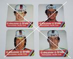 RALEIGH CREDA / 4 Oud - renners / 8,5 x 8,5 cm, Verzamelen, Verzenden, Gebruikt, Poster, Plaatje of Sticker