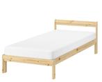 bed, Huis en Inrichting, Slaapkamer | Bedden, Ophalen, 90 cm, Eenpersoons, Wit
