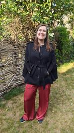 Elegante zwarte mantel cape, Maat 38/40 (M), H&M, Zwart, Ophalen of Verzenden