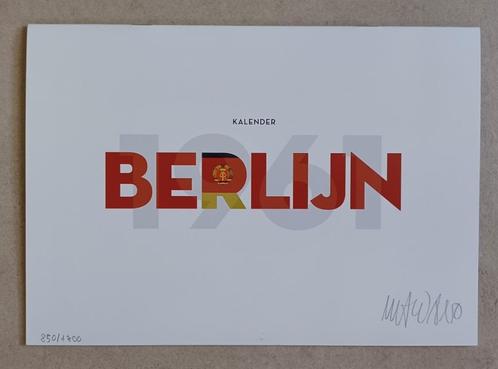 BERLIJN van MARVANO kalender en ex-libris, Verzamelen, Stripfiguren, Zo goed als nieuw, Plaatje, Poster of Sticker, Overige figuren