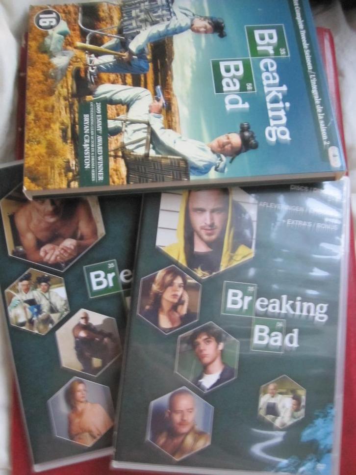 Breaking Bad Het complete tweede seizoen (2009) 4 disc, Cd's en Dvd's, Dvd's | Tv en Series, Zo goed als nieuw, Drama, Boxset