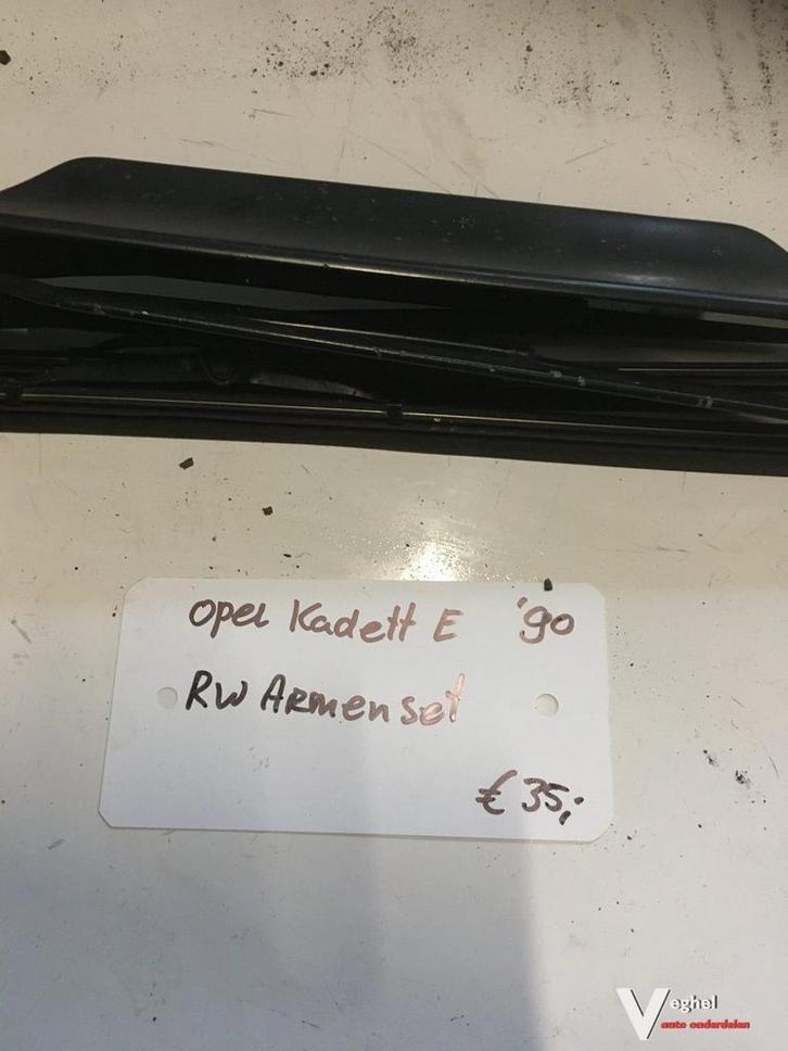 Opel Kadett E Cabrio 1990 GSI 2.0 8v Ruitenwisserarmen set, Auto-onderdelen, Ruiten en Toebehoren, Gebruikt, Ophalen of Verzenden
