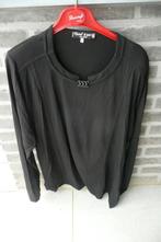 Zwarte bloes/T-shirt lange mouw (a110), Comme neuf, Chemise ou Top, Noir, Enlèvement ou Envoi
