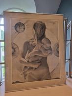 ‘La Jeune Femme a L’Enfant’ by Pierre-Yves TREMOIS, Antiek en Kunst, Kunst | Schilderijen | Modern, Ophalen
