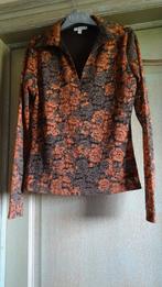 TOP LANGE MOUW IN KANT MERK 1 2 3, Kleding | Dames, Topjes, Maat 38/40 (M), Bruin, Ophalen of Verzenden, Zo goed als nieuw