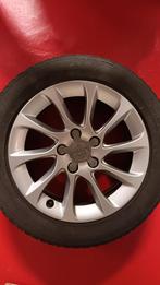 4 audi velgen met banden, Ophalen, Gebruikt, 16 inch, 205 mm