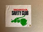 Sticker Honda Safety Club, Ophalen of Verzenden
