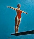 “Ik zal het doen!!!…”  Schilderij, Antiek en Kunst, Kunst | Schilderijen | Modern, Verzenden