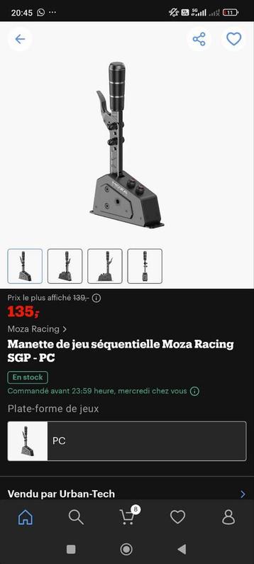MOZA SEQUENTIËLE SHIFTER SGP beschikbaar voor biedingen