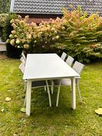 Tuintafel met 6 stoelen, Tuin en Terras, Tuinsets en Loungesets, Ophalen, 6 zitplaatsen, Aluminium, Tuinset