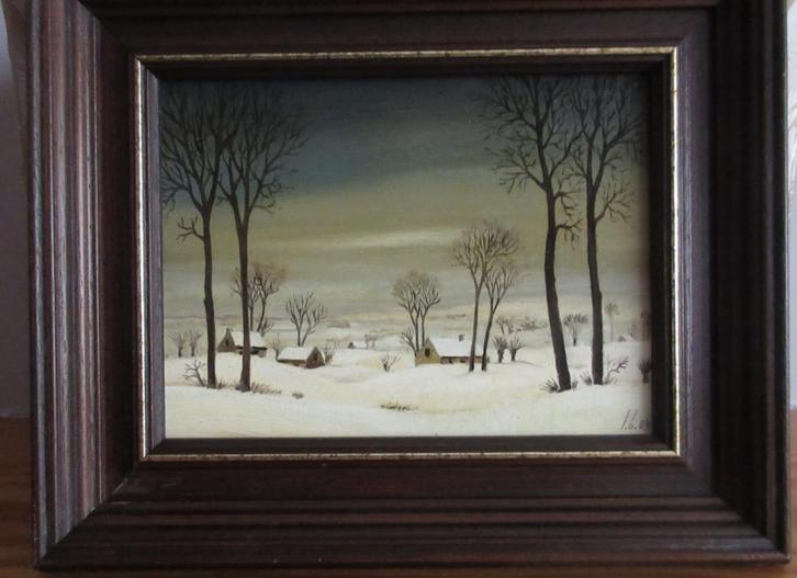 Winterlandschap naar Valerius De Saedeleer door L. Boschmans, Antiek en Kunst, Kunst | Schilderijen | Klassiek, Ophalen of Verzenden