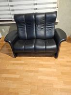 stressless twee zit leder, Huis en Inrichting, Fauteuils, Ophalen, Zo goed als nieuw