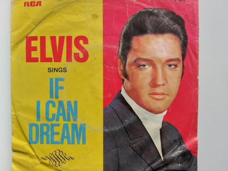 Elvis Presley - If I Can Dream / Edge Of Reality (1968), Cd's en Dvd's, Vinyl Singles, Rock en Metal, Ophalen of Verzenden