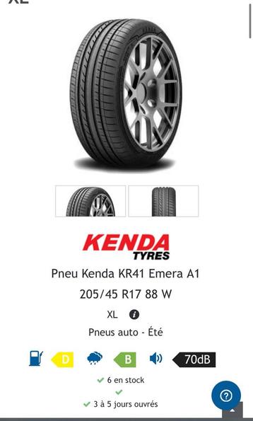 4x band 205/45r17 nieuwstaat beschikbaar voor biedingen