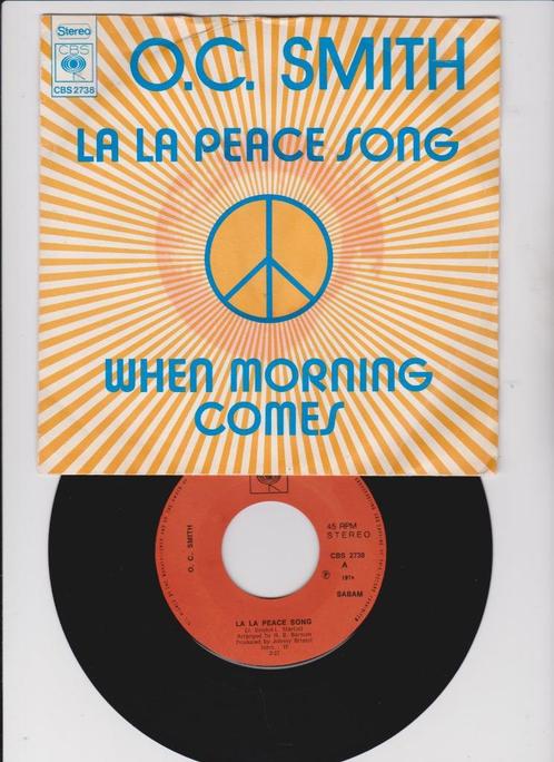 O.C. Smith – La La Peace Song   1974  SOUL, CD & DVD, Vinyles Singles, Comme neuf, Single, R&B et Soul, 7 pouces, Enlèvement ou Envoi