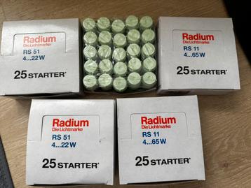 125 starters NIEUW in verpakking beschikbaar voor biedingen