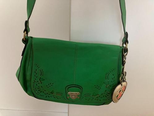 Groene nica handtas, Handtassen en Accessoires, Tassen | Damestassen, Zo goed als nieuw, Handtas, Groen, Ophalen of Verzenden