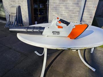 Stihl BGA 100, Tuin en Terras, Bladblazers, Ophalen, Stihl, Gebruikt, Accu