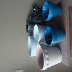 Grote set mooie decoratieve bloempotten, Tuin en Terras, Ophalen of Verzenden, Zo goed als nieuw