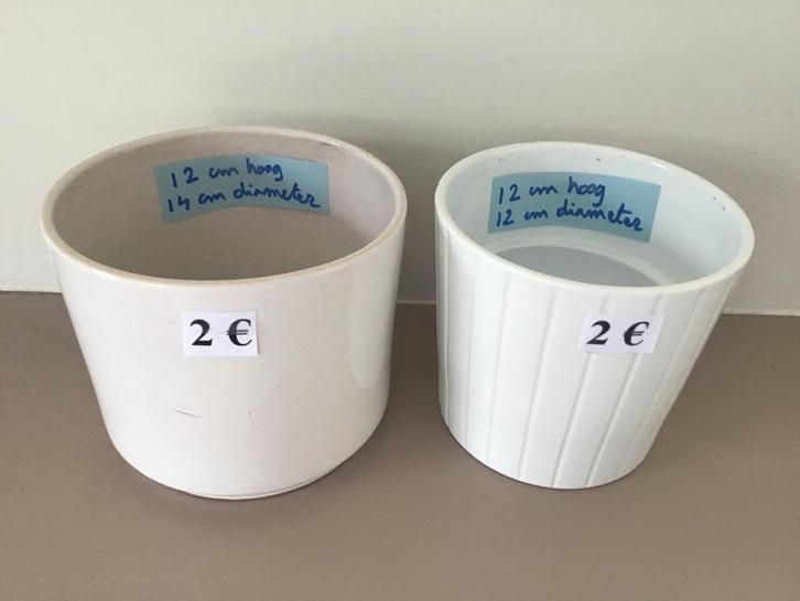 10 pots de fleurs pour seulement 2 euros par pot, Jardin & Terrasse, Pots de fleurs, Comme neuf, Enlèvement ou Envoi