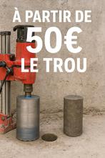 Carottage expert pour tous vos travaux – dès 50 € le trou, r, Enlèvement ou Envoi, Comme neuf